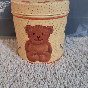 Cute Bear Decorative Tin